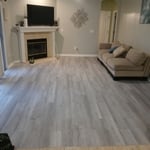 Luxury vinyl plank flooring
