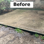 Back Patio Pressure Washing