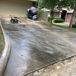 Pressure Washed Driveway