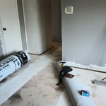 Carpeting and painting