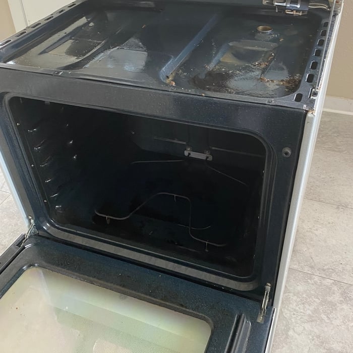 Midway stove cleaning