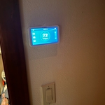 First WiFi thermostat installed