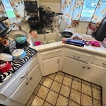 Before and after kitchen cleaning