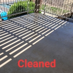 Power Washed surface