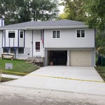 Concrete pouring - double drive and front walk