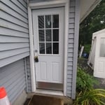 Small 30inch half window door.