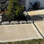 Stone and mulch makeover
