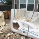 Hot tub removal