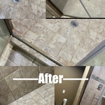 Shower and grout clean
