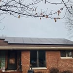 22 solar panels installed