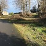 Land before road & landscaping