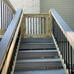 Top stairs to second landing.