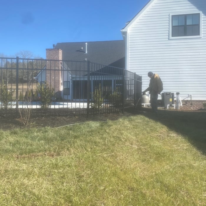 Aluminum Fence around swimming pool