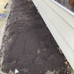 New flower bed install