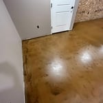 Basement stained floor (J.P)