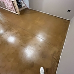 Basement stained floor (J.P)