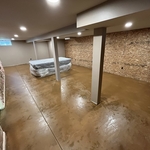 Basement stained floor (J.P)