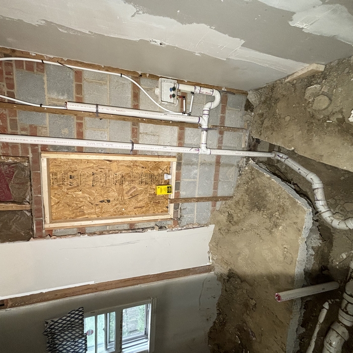 Plumbing addition and remodel. 