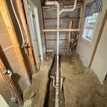 Plumbing addition and remodel.