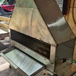 Stainless pizza oven