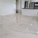 100% solid epoxy built to last. The finished look made this home feel modern and cozy.