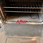 Inside oven After