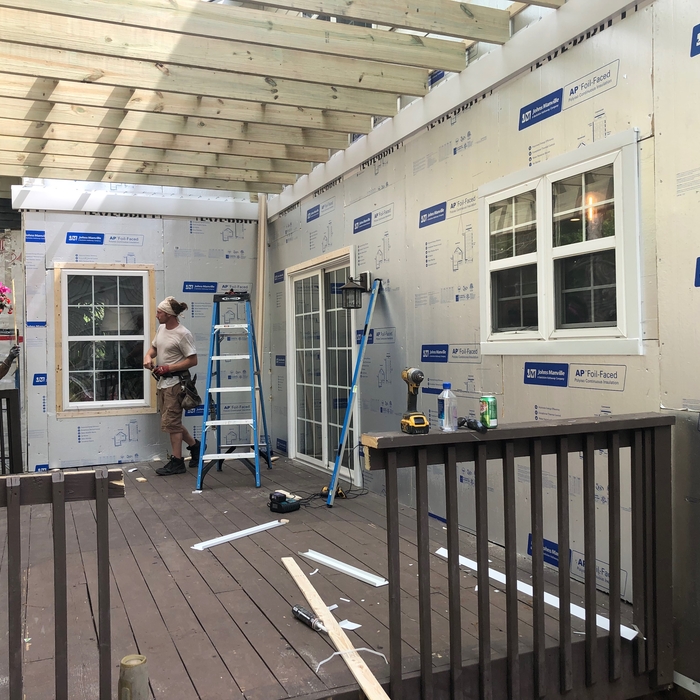 New Pergola, New Siding