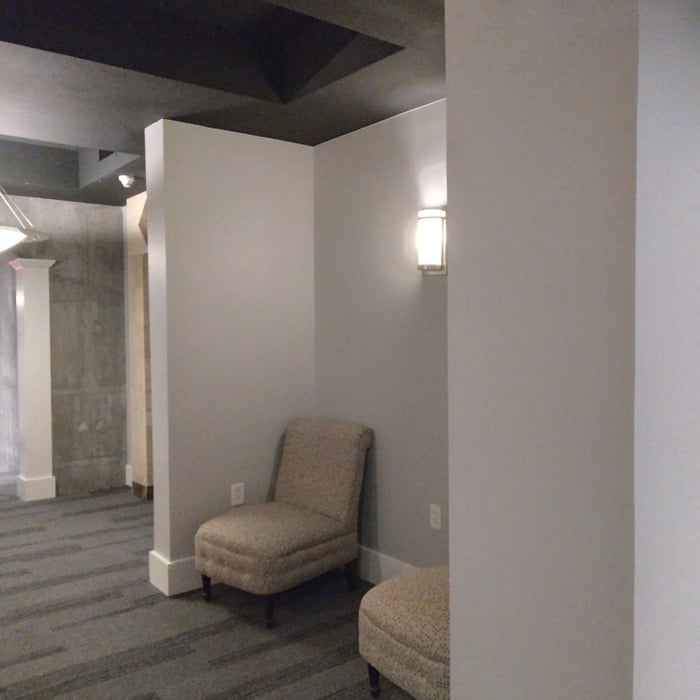 Other side of main elevator lobby that's on each floor