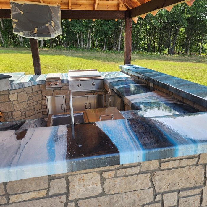 Epoxy countertop
