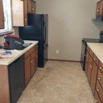Deep clean of kitchen appliances