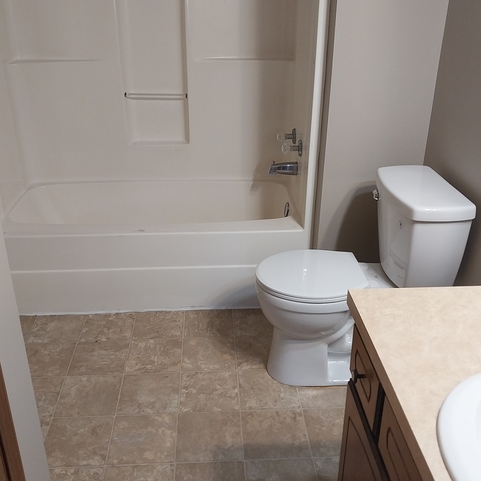 Deep clean of bathroom