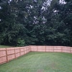 Inside of fence