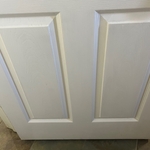 After scrubbing the laundry room door