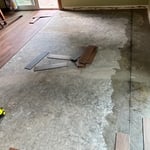 Lvp glue down basement
