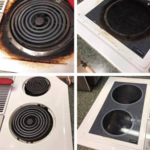 Deep clean on stove top