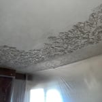 sanded ceiling match