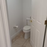A clean toilet from condo cleaning 07/30/2023