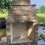 Springville,AL Outdoor Fireplace