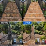 Pressure washing Patio