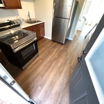 Kitchen with Luxury Vinyl Plank