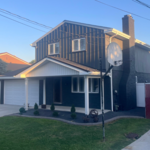 older home with a modern updated color