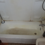 Old bathtub