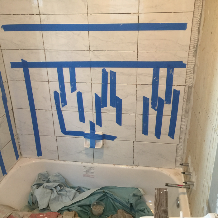 Installing ceramic tiles
