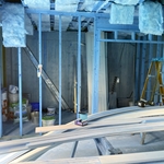 Unfinished bathroom