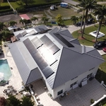 Bird’s eye view after system was installed