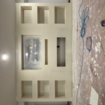 Electric fireplace build out