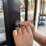 Removing old Mortise lock