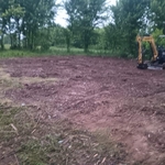 After trees and house trailer was removed