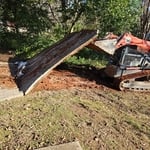 Removing the old driveway