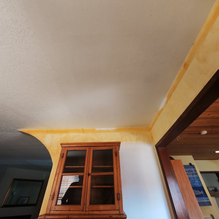 Drywall repair and match texture